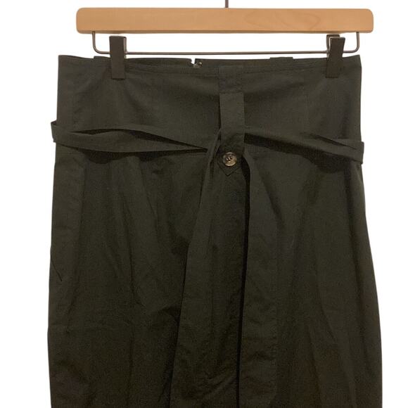 Theory Button Belted Accent Retro 60's Fit Pencil Skirt  Formal Jackie Kennedy - Picture 4 of 9